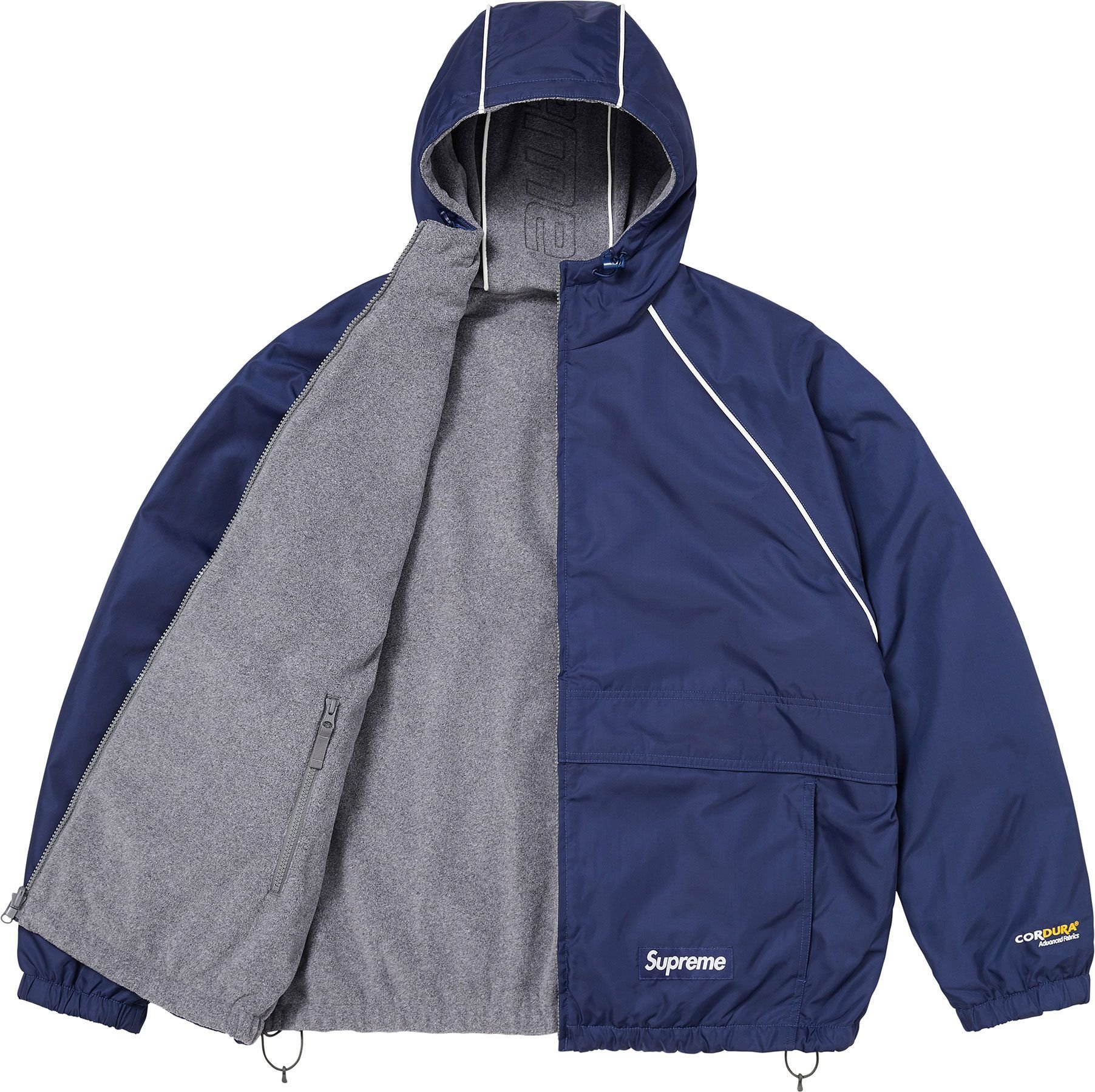 Polartec® Reversible Hooded Track Jacket view 6